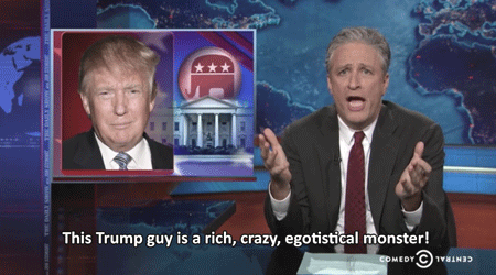 Je waant je de hele dag Jon Stewart